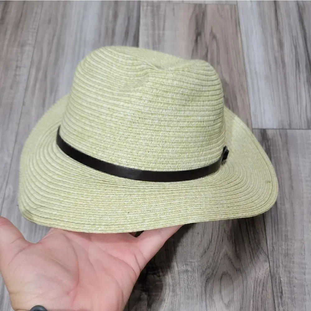 Woman's small Brim belted hat Floppy